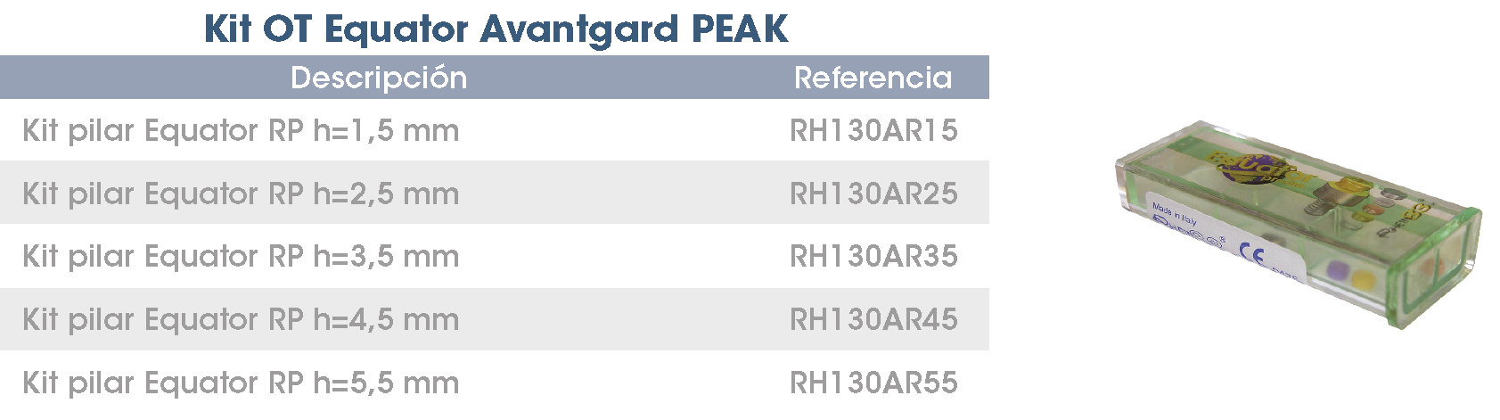 Kit Equator AvantPEAK RP ES