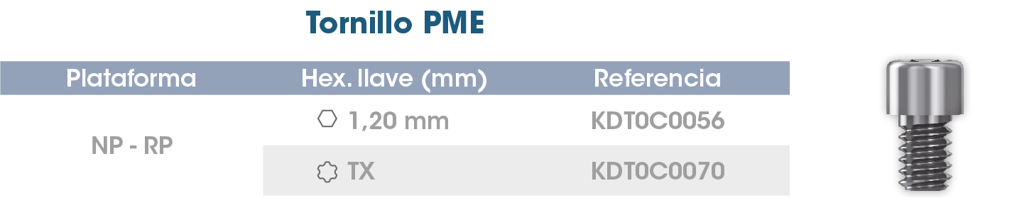 Tornillo PME RP AvantPEAK ES