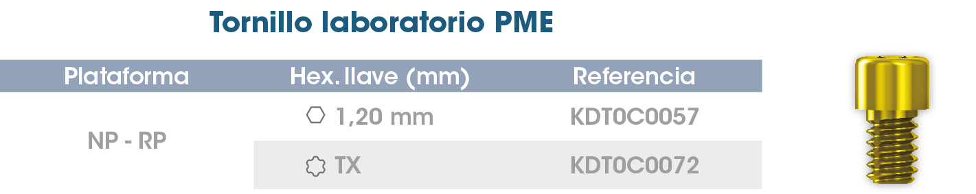 Tornillo lab PME RP PEAK ES