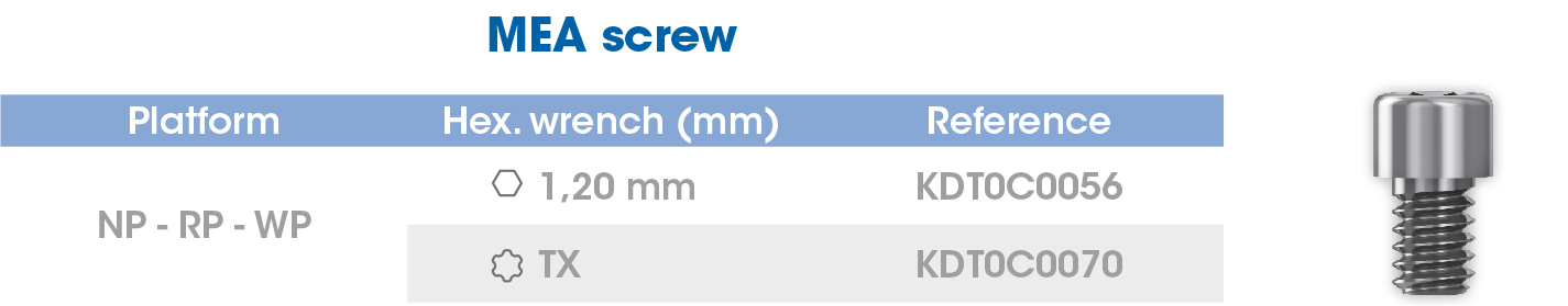 MEA Screw Avantgard