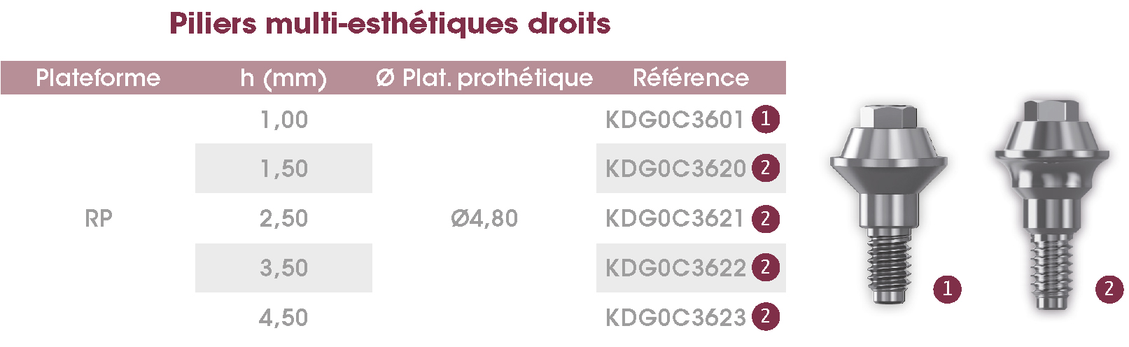 Piliers ME FrontierPEAK FR