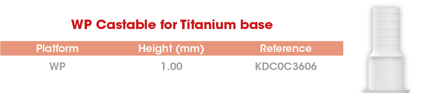 Castable Titanium Base WP Frontier