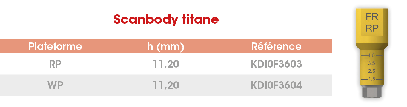 Scanbody Titane Frontier FR