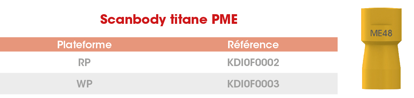 Scanbody titane PME Frontier FR