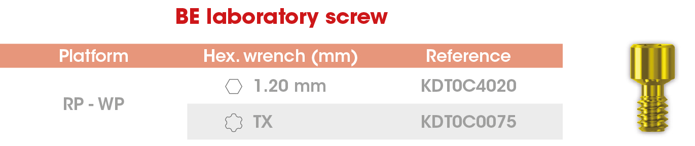 BE laboratory screw Frontier