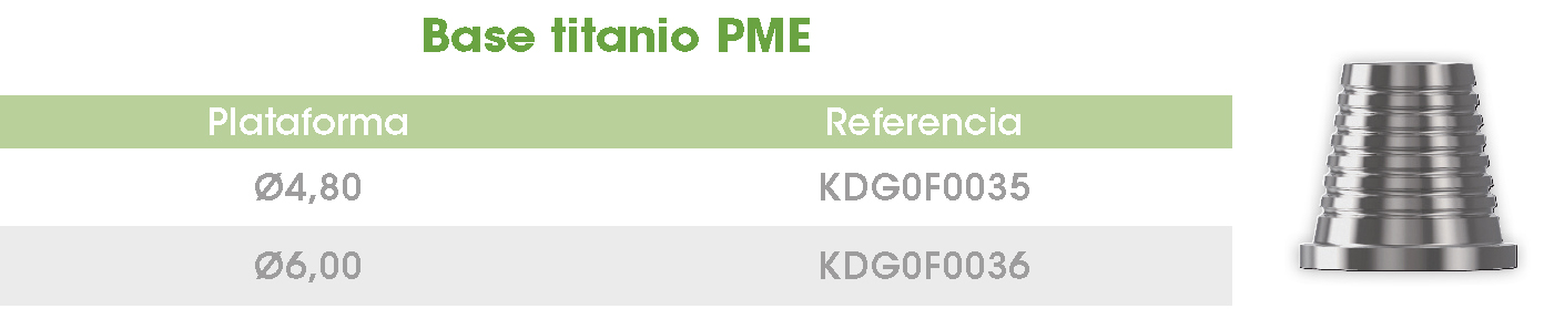 Base Titanio PME Phoenix