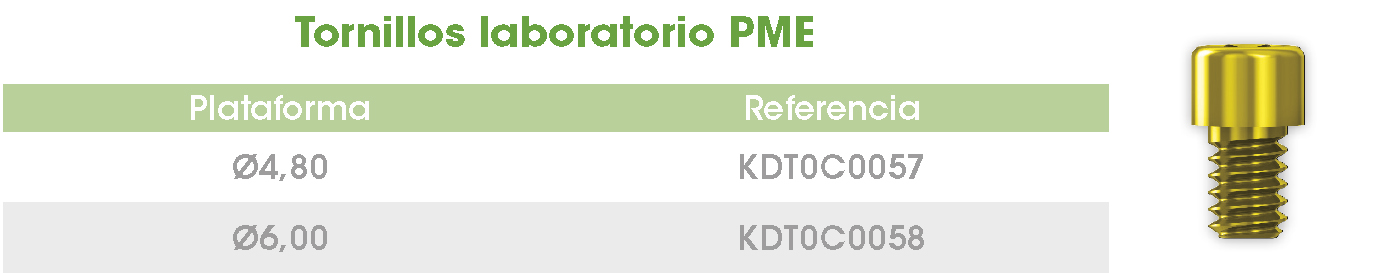 Tornillos lab PME Phoenix