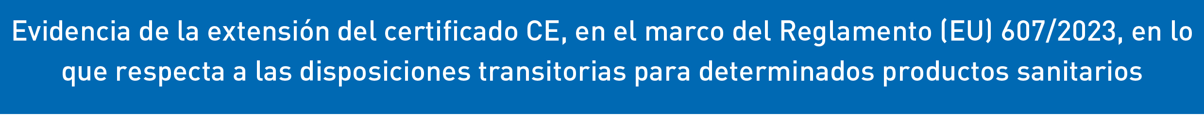 Imagen Extension certificado CE
