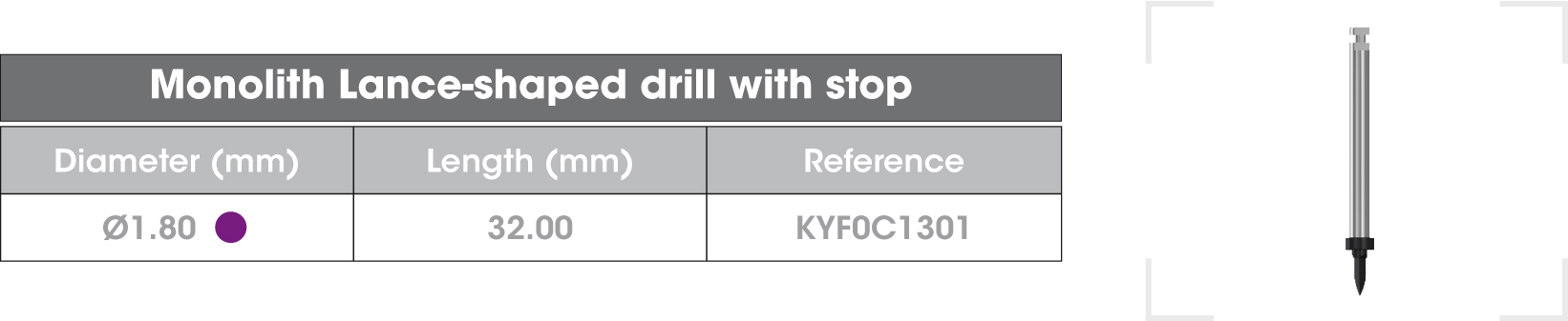 Monolith-lance-shaped-drill