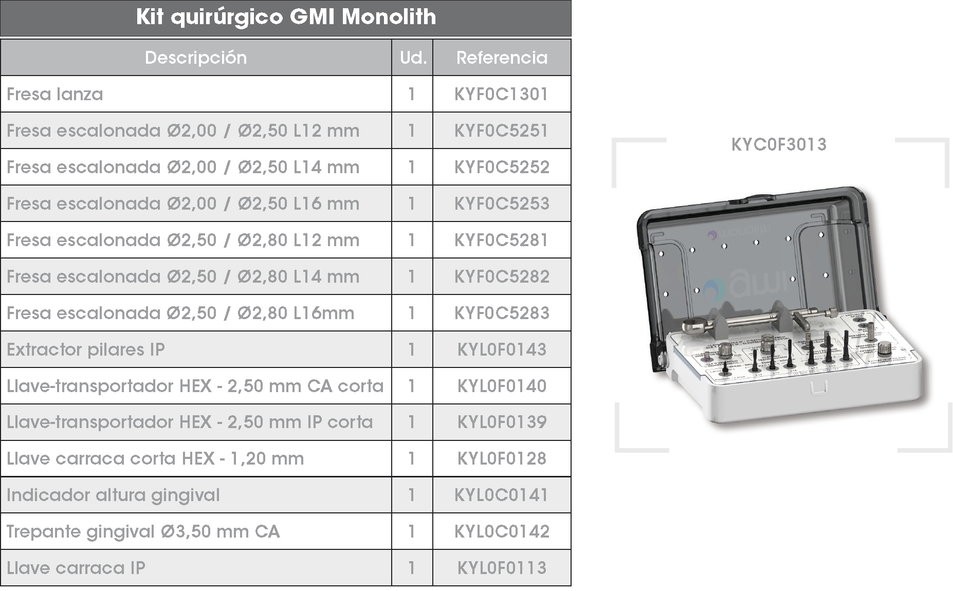 Kit-Monolith