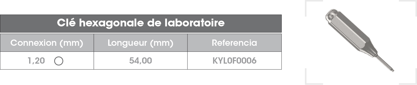 Cle hexagonale lab FR