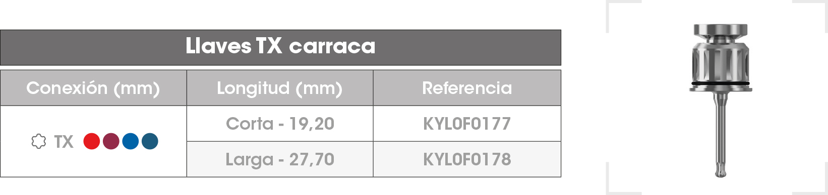 Llave TX Carraca